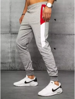 Pánské světle šedé teplákové kalhoty Dstreet model 21963051 - FashionStreet