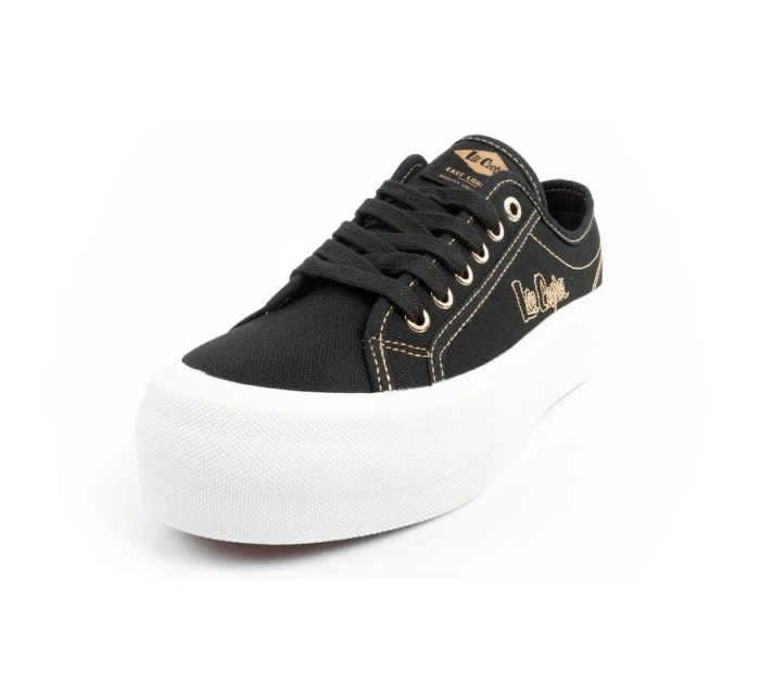 buty sportowe damskie platforma czarne ze dámské model 21360878 - Lee Cooper buty sportowe damskie platforma czarne ze dámské model 21360878 - Lee Cooper