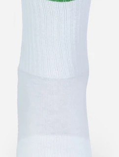 Mr. Socks L 05004 Tenisové ponožky „Basic“ 88.5004 biela/kelly zelená