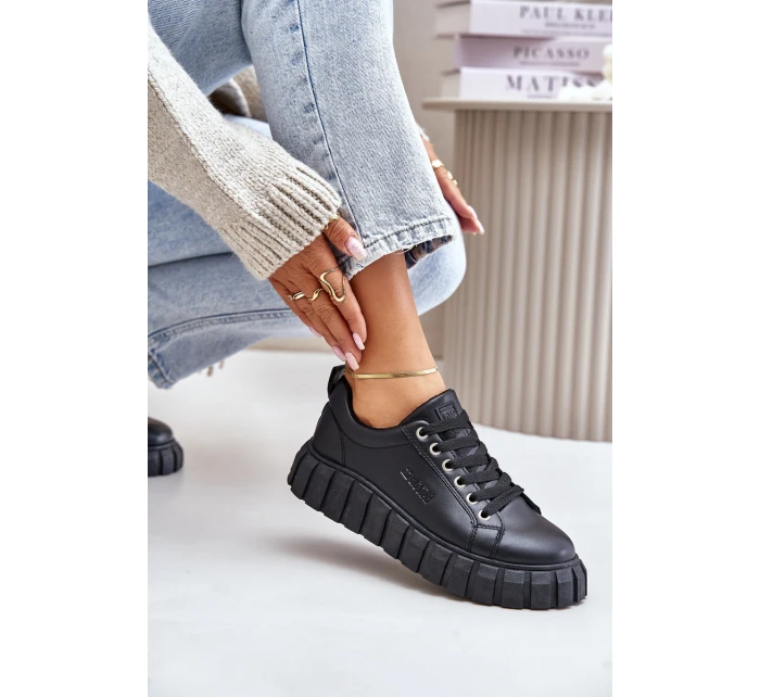 Zateplené dámské sneakersy Big Star model 21676113 Černé - Big Star Shoes