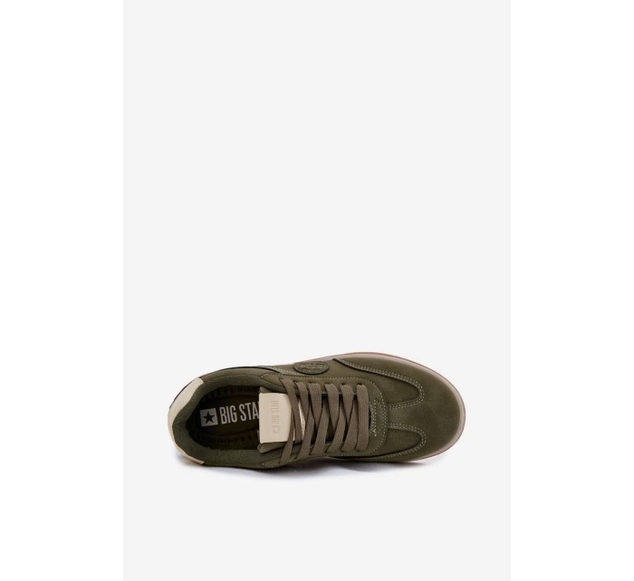 Pánské Nízké Tenisky Big Star model 21706183 HIPOLY SYSTEM Khaki - Big Star Shoes Pánské Nízké Tenisky Big Star model 21706183 HIPOLY SYSTEM Khaki - Big Star Shoes