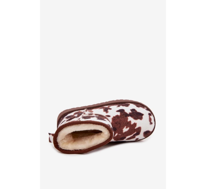 Dětské zimní boty pro mládež s podšívkou s model 21718613 - Boto Dětské zimní boty pro mládež s podšívkou s model 21718613 - Boto