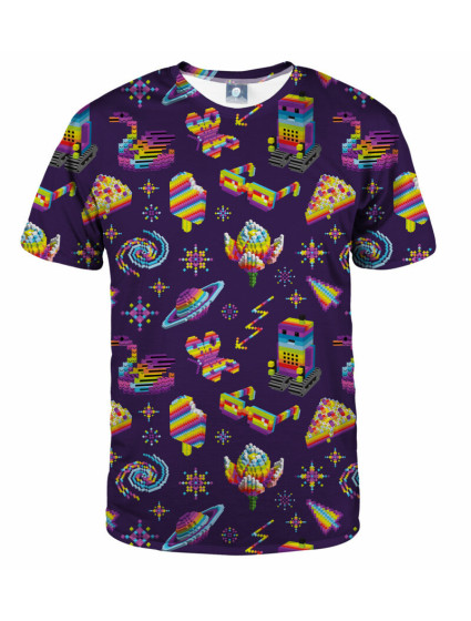 Aloha From Deer Pixel Perfect T-shirt TSH AFD345 Purple