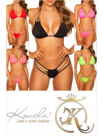 Sexy KouCla triangle bikini with chains