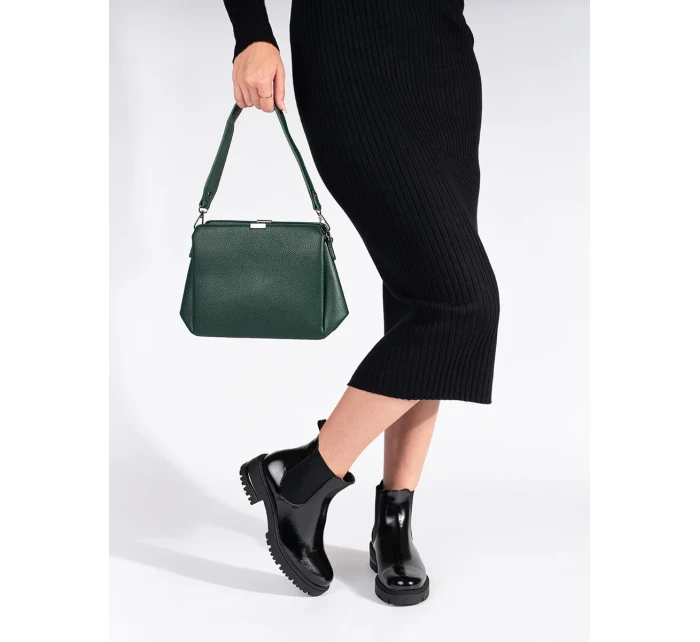 Krásné kotníčkové boty černé dámské na plochém podpatku Krásné kotníčkové boty černé dámské na plochém podpatku