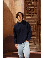 Fruit of the Loom Iconic Premium Hooded Sweat Mikina s kapucňou z hrubej bavlny 16.2284 light graphite