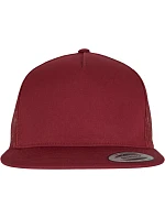 6006 5 panelová Trucker kšiltovka model 22482340 maroon - Flexfit