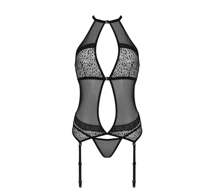 Passion model 18209473 corset kolor:black - festina
