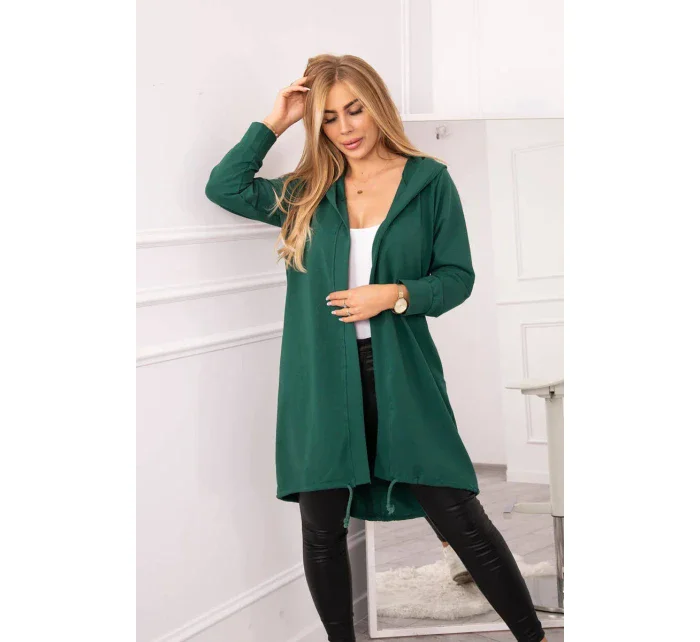 Světle zelená bunda s potiskem Světle zelená bunda s potiskem