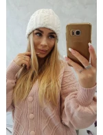 Šiltovka s vyhrňovacou časťou Marzena K206 biela Šiltovka s vyhrňovacou časťou Marzena K206 biela