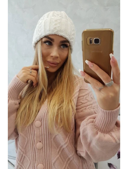 Šiltovka s vyhrňovacou časťou Marzena K206 biela Šiltovka s vyhrňovacou časťou Marzena K206 biela