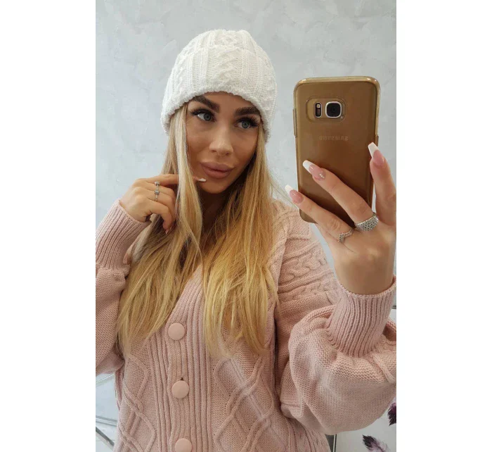 Šiltovka s vyhrňovacou časťou Marzena K206 biela Šiltovka s vyhrňovacou časťou Marzena K206 biela