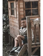 Dětské kožené vysoké tenisky Černe a model 21621499 - Boto Dětské kožené vysoké tenisky Černe a model 21621499 - Boto