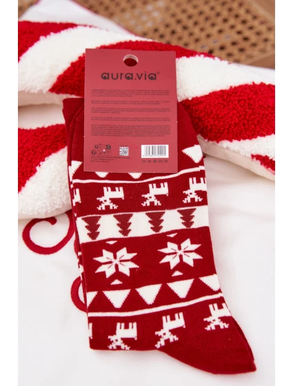 Pánské Vánoční Ponožky S Červené model 21786704 - Aura.via