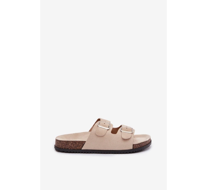 Dámské pantofle světle béžové model 21919566 - Boto