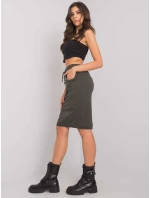Sukně RV SD tmavá khaki model 17292571 - FPrice Sukně RV SD tmavá khaki model 17292571 - FPrice