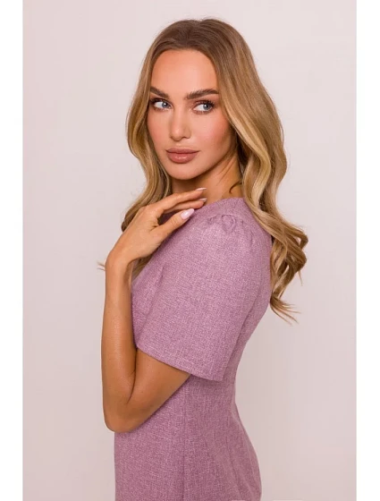 Mini šaty áčkového střihu model 20970828 - Moe