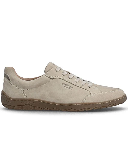 Skórzane męskie beżowe model 22034111 - Rieker