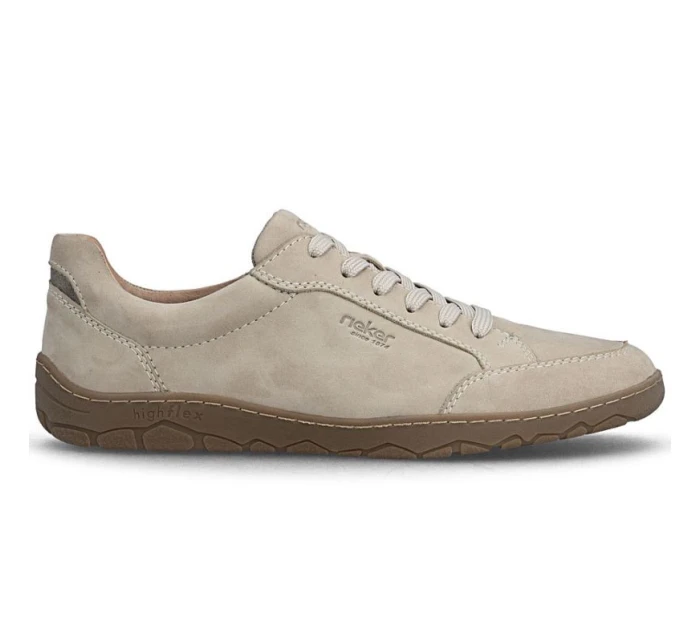 Skórzane męskie beżowe model 22034111 - Rieker