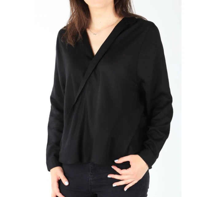 Wrangler L/S Zavinovacie tričko čierne W W5180BD01