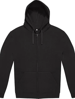 B&C ID.334 Zip Hood Unisex mikina s kapucňou 01.I334 čierna