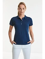 Dámské elastické piqué polo 10. white model 22473793 - Russell Athletic Dámské elastické piqué polo 10. white model 22473793 - Russell Athletic