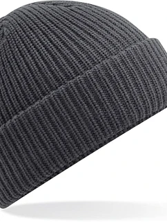 B  pletená čepice s manžetou 53.0 graphite grey model 22433428 - Beechfield