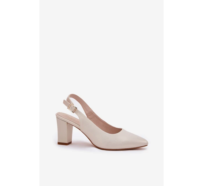 Pohodlné lodičky na podpatku model 21692909 - SERGIO LEONE