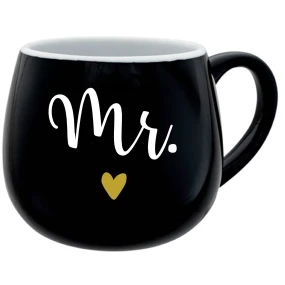 MR. - černý keramický hrníček 300 ml
