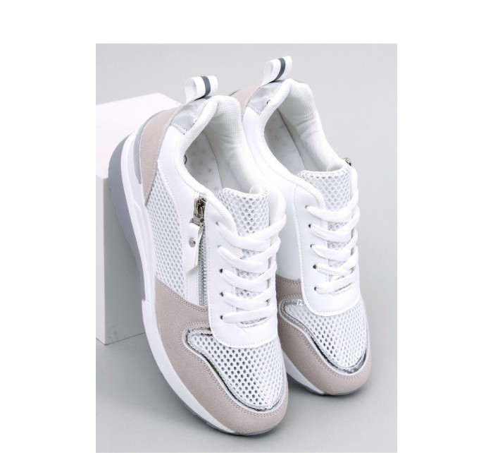Dámská sportovní obuv C1058 Bílá s béžovou - Colires