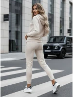Dámská tepláková souprava MIGEL light beige Dstreet model 21980350 - FashionStreet