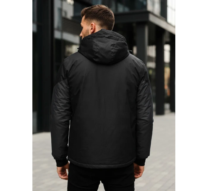 Pánská lyžařská bunda černá model 21995675 - Dstreet Pánská lyžařská bunda černá model 21995675 - Dstreet