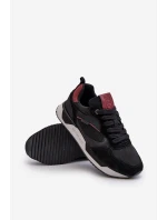 Sneakersy Męskie Memory Foam System Big Star NN174350 Czarne