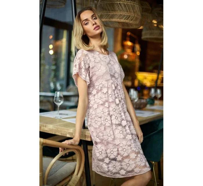 Dámske šaty M430 Púder ružová - Moe