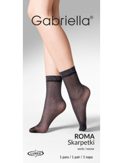 Tenké dámske vzorované ponožky ROMA