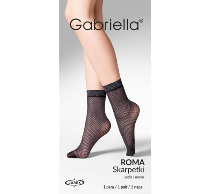 Tenké dámske vzorované ponožky ROMA