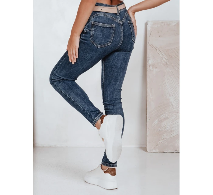Dámske modré push up džínsy FashionStreet UY2783
