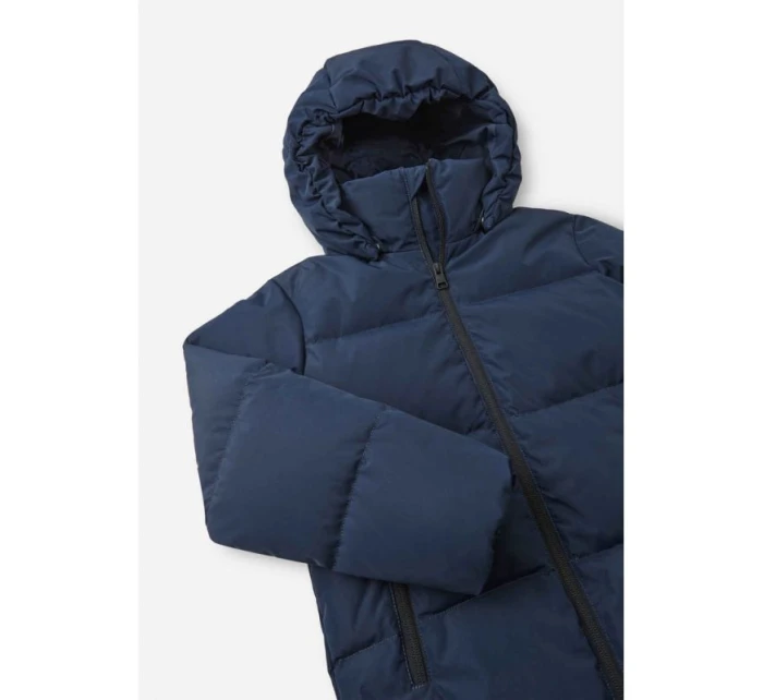 dětská péřová bunda Navy 3 Junior Unisex nepromokavá tmavě modrá model 21351547 - Reima