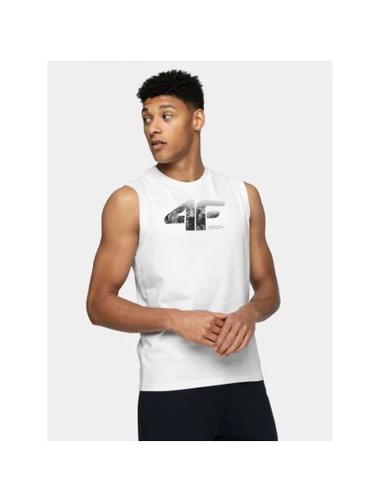 Pánske tričko bez rukávov 4F 4FWSS25TSLEM287-10S Pánske tričko bez rukávov 4F 4FWSS25TSLEM287-10S