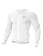 model 22114135 Cyklistický dres s dlouhým rukávem Diamond velikost XS bílý - Rockbros