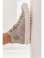 Dámské Tenisky Big Star Vysoké Zateplené Šedé model 21595899 - Big Star Shoes Dámské Tenisky Big Star Vysoké Zateplené Šedé model 21595899 - Big Star Shoes