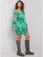 Šaty DHJ SK 15015 1.48P zelená Šaty DHJ SK 15015 1.48P zelená
