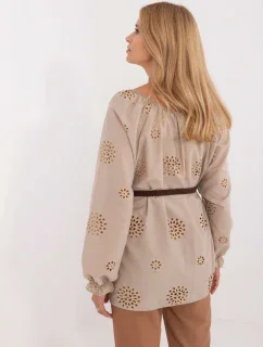 Bluzka LK BZ model 20470320 ciemny bezowy - FPrice