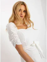 Dámske šaty LK SK 508994.43P ecru - FPrice