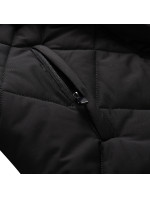 Dámsky kabát s membránou ptx ALPINE PRO GOSBERA čierny