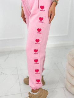 Bavlnené nohavice Amour pink
