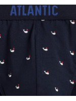 Pánske športové nohavičky ATLANTIC 3Pack - modrá/tmavomodrá