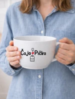 ČAJOPIČKA - MEGA XXL keramický hrnek 1000 ml