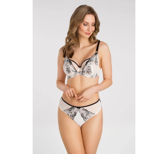 Měkká dámská podprsenka soft K model 20122435 Black & White - Gorsenia