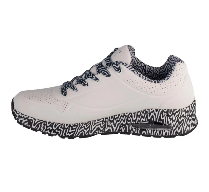 Skechers Uno - Stark Mini Drip 183518-WBK White Skechers Uno - Stark Mini Drip 183518-WBK White